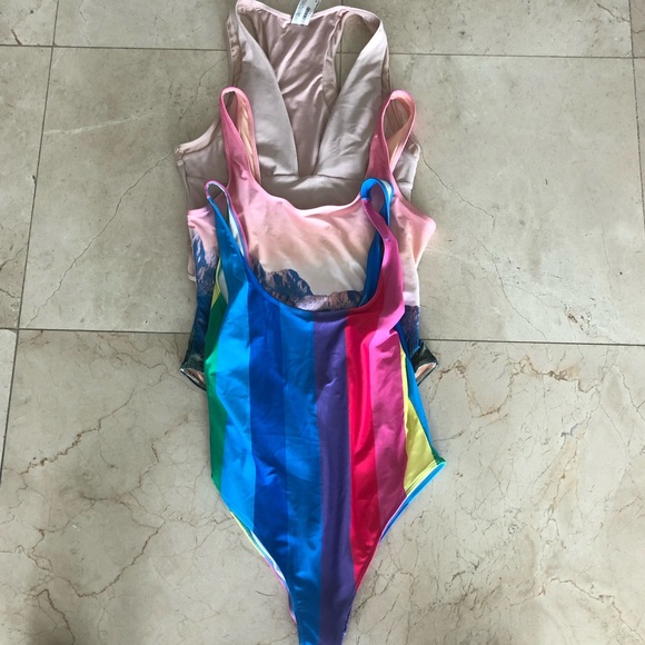 Forever 21 Other - Bundle of 3 one piece bathing suit large F21🏝